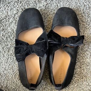 Old Navy Black girls Bow Flats